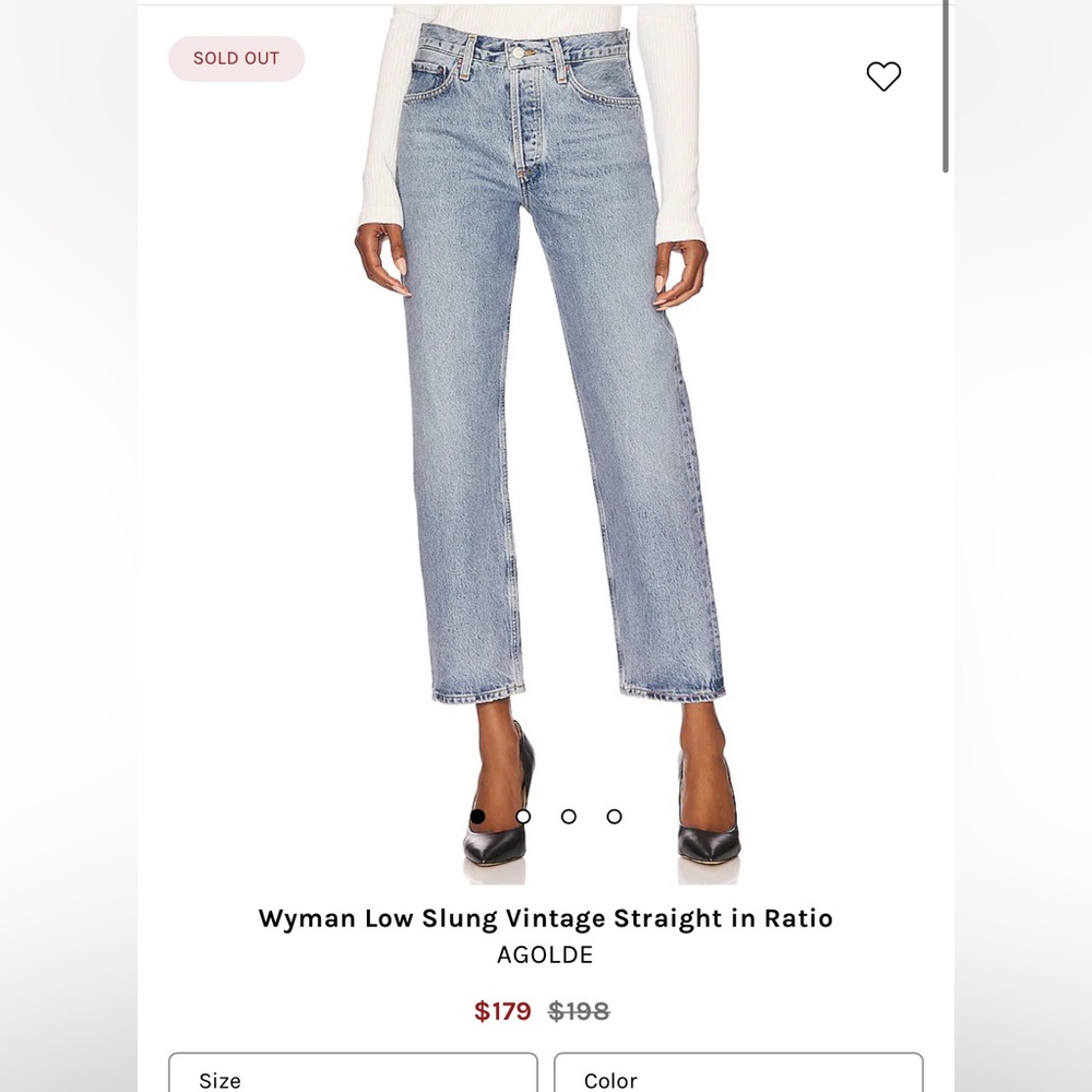Agolde Wyman Jean